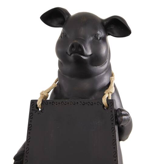 17" Pig Farmhouse Decorative Sign